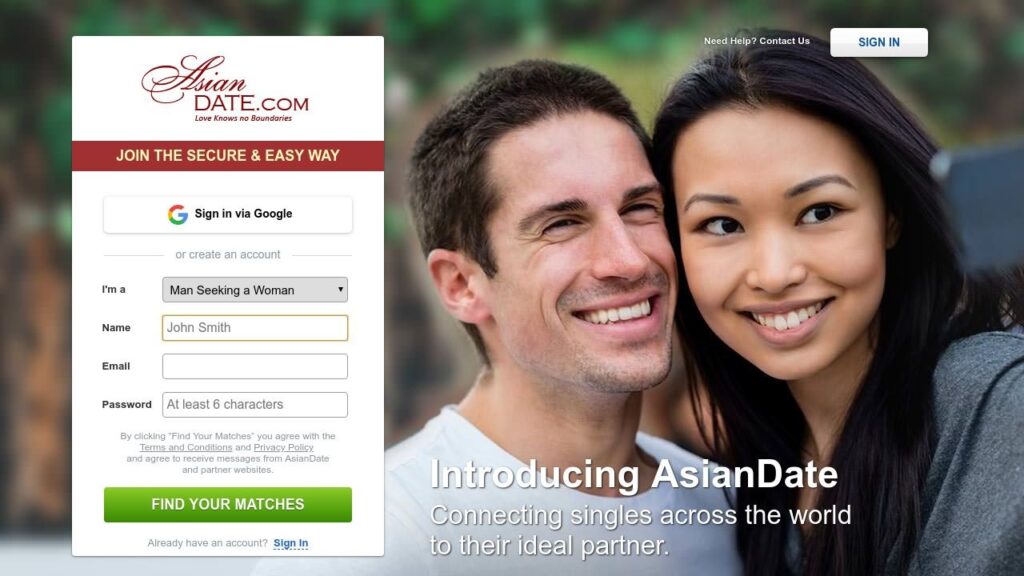 free dating asian sites